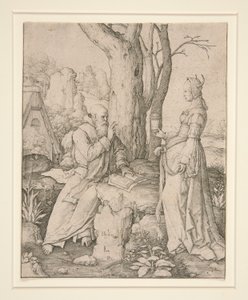 Pyhän Antoniuksen kiusaus tekijältä Lucas van Leyden