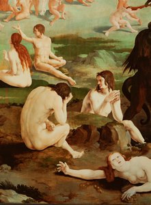 Kuolleet nousevat haudoistaan (öljy puulle) tekijältä Lucas van Leyden