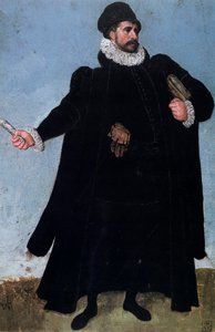 Tutkimus asusta, 1500-luku. tekijältä Lucas van Valckenborch