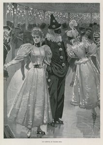 Jääkarnevaali Niagara Hallissa, Westminster London (litografia)