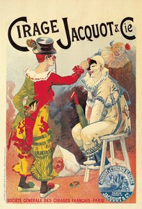 a"Jacquot"-kenkävoide mainosjuliste (väri litho)