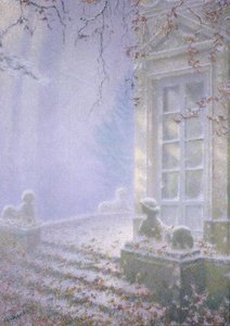 Talvi, Petit Trianon (pastelli paperille)