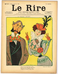 Kansi "Le Rire", satiirinen väreissä tekijältä Lucien Metivet