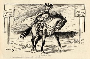 Le Rire rouge, satiirinen mustavalkoinen tekijältä Lucien Metivet