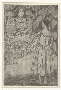 Keiju ilmestyy Cinderellalle tekijältä Lucien Pissarro