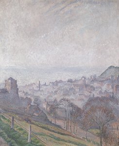 Hastings: Hastings: Sumu, aurinko ja savu, 1918 tekijältä Lucien Pissarro