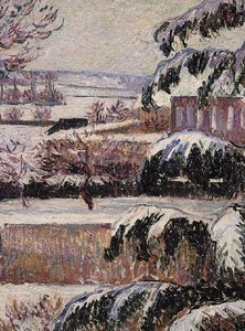 Impression of Snow, Eragny tekijältä Lucien Pissarro