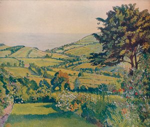 Merinäköala, kalalammet, 1915, c1932 tekijältä Lucien Pissarro