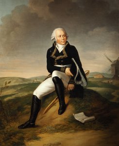 Francois Christophe Kellermanin muotokuva 1735-1820 (öljy kankaalle) tekijältä Lucile Fouillon Vachot