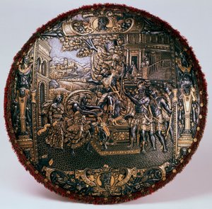 "Paraatikilpi", c1580. tekijältä Lucio Piccinino