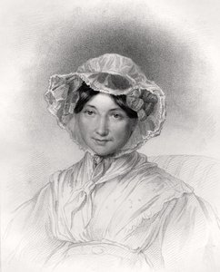 Frances Trollope, kaiverrus W. Holl, National Portrait Gallery, Volume IV, julkaistu noin 1820 tekijältä Lucy Adams