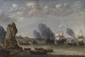 Neljän päivän taistelu, 11.-14. kesäkuuta 1666 tekijältä Ludolf Bakhuizen