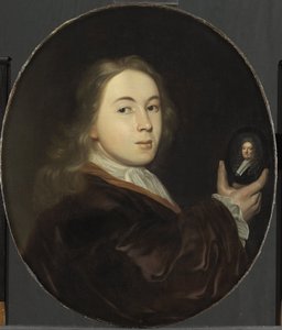 Johannes Bakhuysen (1683-1731). Pienoismuotokuva hänen isänsä Ludolfista