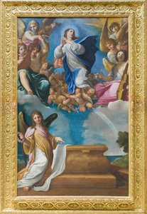 Neitsyt Marian taivaaseenastuminen tekijältä Ludovico Carracci