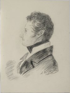 Kreivi Matvei Jurjevitš Vilyegorskyn muotokuva 1794-1866, 1821 tekijältä Ludwig Bramson