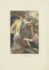 Allegorinen esitys piirtämällä, kirjoittamalla ja maalaamalla Nimisivu: M. Stuart, Mies sellaisena kuin hän esiintyy tunnetulla maapallolla, 1802