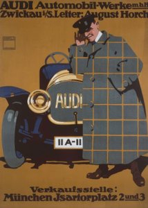 AUDI autotehtaat m. B. H. Zwickau i. S. Pää: August Horch