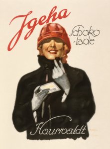 Igeha-suklaa - Hauswaldt tekijältä Ludwig Hohlwein