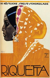 Riquetta-suklaa, 1925 tekijältä Ludwig Hohlwein