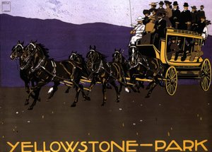 YELLOWSTONE-PARK tekijältä Ludwig Hohlwein