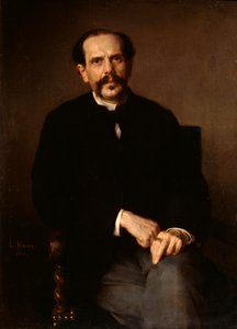 Miehen muotokuva, 1861. tekijältä Ludwig Knaus