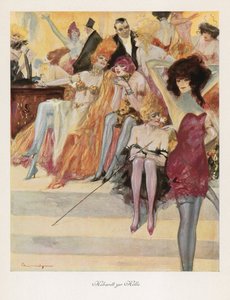 Cabaret in Hell (väri litho)