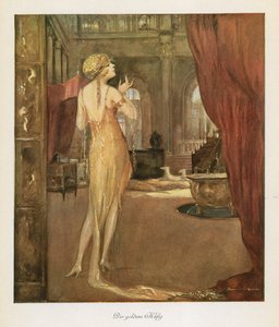 Kultainen häkki (väri litho)