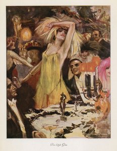 Viimeinen lasi (väri litho)