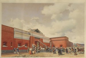 Kronstadtin merilinnoitus Pietarin portit, 1850