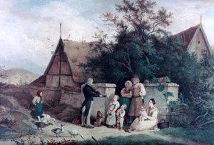 "Kylän viulunsoittaja", 1845
