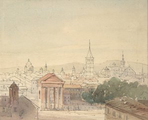 Näkymä Milanoon, 1820-84.
