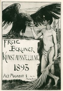 Ludwig von Hofmann: Berliinin vapaa taidenäyttely ... (litografia) tekijältä Ludwig von Hofmann