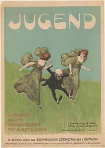 Jugend-lehden juliste tekijältä Ludwig von Zumbusch