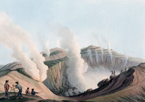 Kraatteri Vulcanon saarella Tyrrhenanmerellä, Italiassa