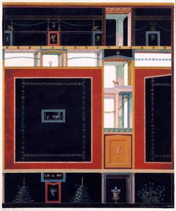 Seinäkoristeet Aulus Vettiuksen talosta, Pompejista, n. 36-39 jKr, 1897