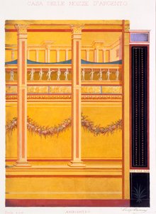 Seinäkoristeet Hopeahäätalosta Pompejista, 1897