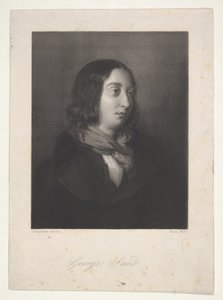 George Sandin muotokuva, 1837.