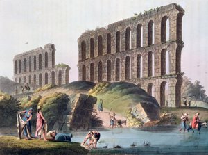 "Muinaisen Karthagon suuren akveduktin rauniot", Tunisia, 1803