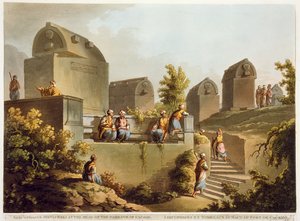 Sarkofagit ja haudat Cacamon sataman kärjessä, Robert Bowyerin (1758-1834) julkaisija 