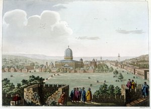 Salomon temppeli (Mosquee a Jerusalem) - "" Näkymät ottomaanien valtakunnilla, Euroopassa, Aasiassa ja joillakin Välimeren saarilla"" alkuperäisistä piirustuksista, jotka on ottanut Luigi Mayer, Lontoo tekijältä Luigi Mayer