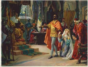 Kohtaus Shakespearen Othellosta (chromolitho)