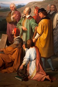 Totuuden voitto. tähtitieteilijöiden yksityiskohdat. 1847 (öljy kankaalle)