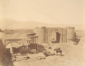 [Hallituksen portti, Teheran, Iran], 1840-60-luvut.