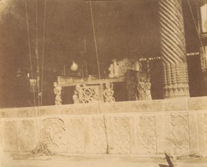 [Golestanin palatsi, Teheran, Iran] Takht-i Marmor, 1840-60-luvut. tekijältä Luigi Pesce