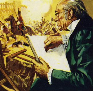 Vuonna 1808 madridilaiset nousivat ranskalaisia vastaan, ja Goya kuvasi heidän taistelunsa (värilitografia). tekijältä Luis Arcas Brauner