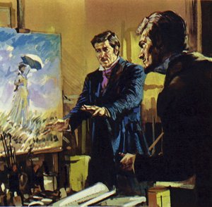 Renoir työskenteli ystävänsä Monet
