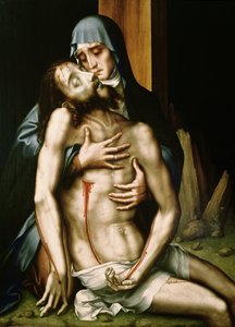 Pieta (öljy paneelille)