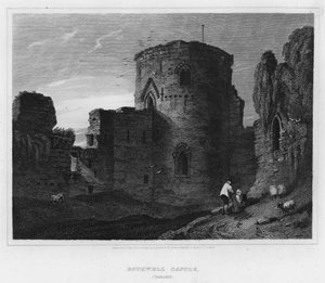 Bothwell Castle, Clydesdale (kaiverrus) tekijältä Luke (after) Clennell