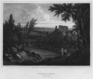 Mitfordin linna, Northumberland (kaiverrus)