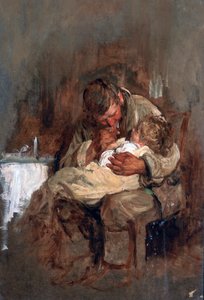 "Opiskelu", 1843-1927 tekijältä Luke Fildes